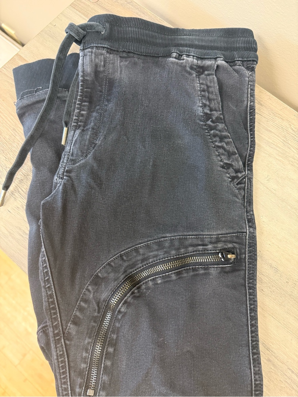 G-Star Black Jogger Pants with Articulated Knee Panels